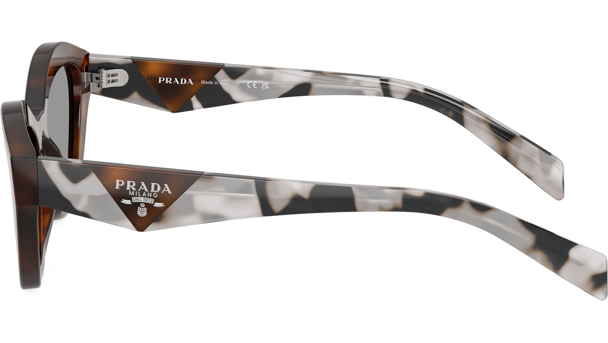 Prada 0PR A02S 20D50Q Sunglasses Juniper Tortoise 52mm Women 3