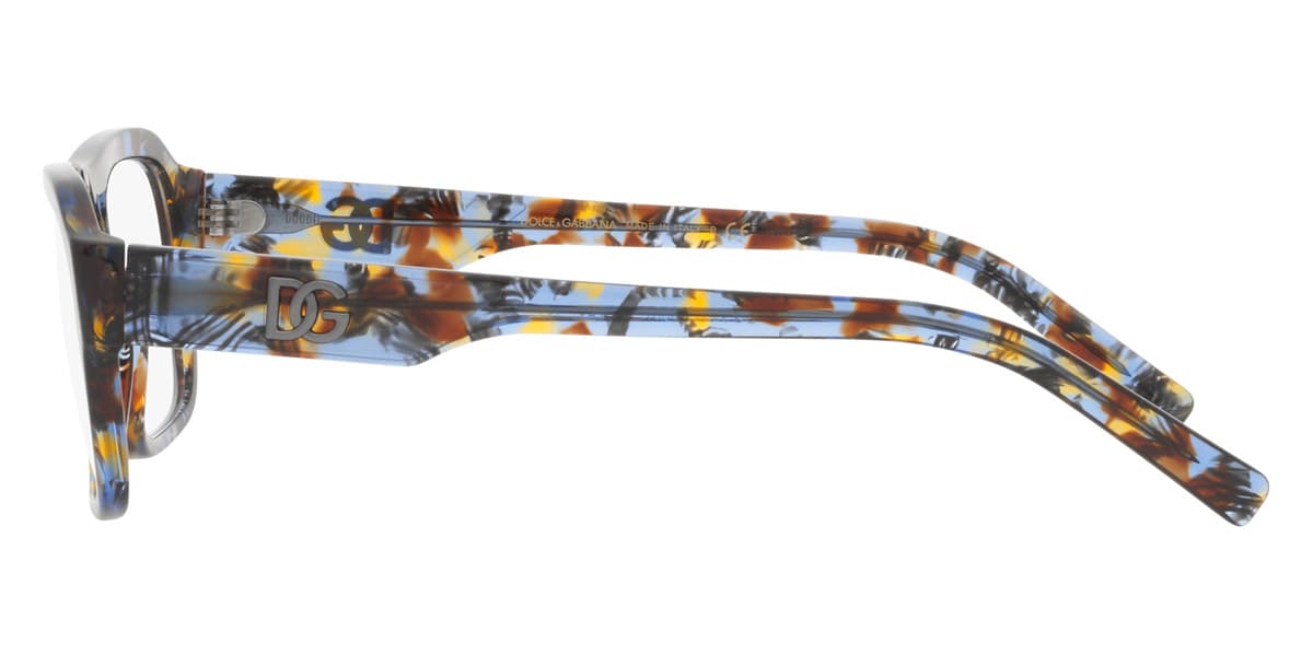 Dolce & Gabbana DG3351 3357 Eyeglasses Blue Havana 55mm Men 3