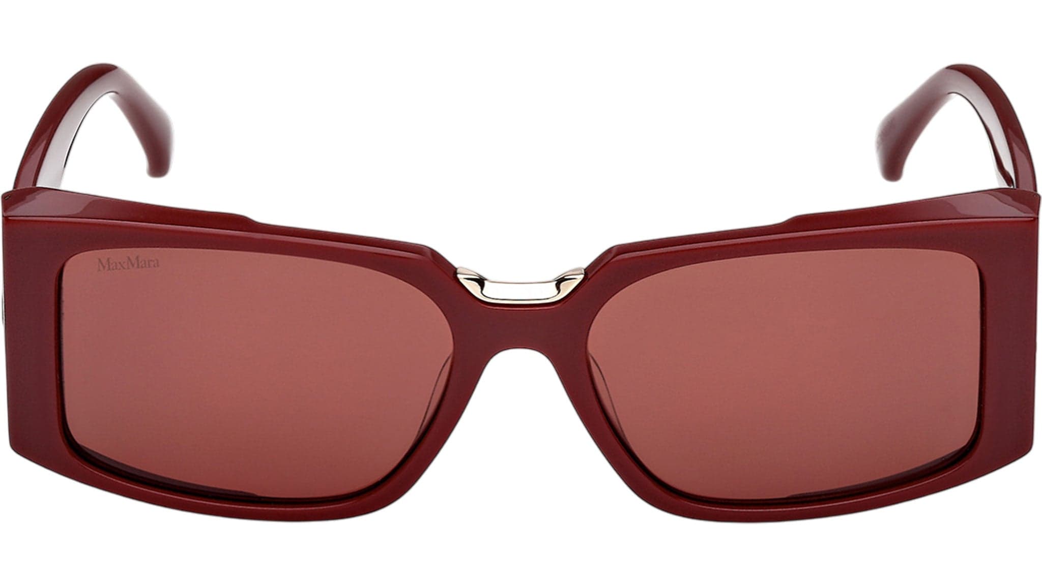 Max Mara MM0159 69S Sunglasses Shiny Bordeaux 54mm Women 2