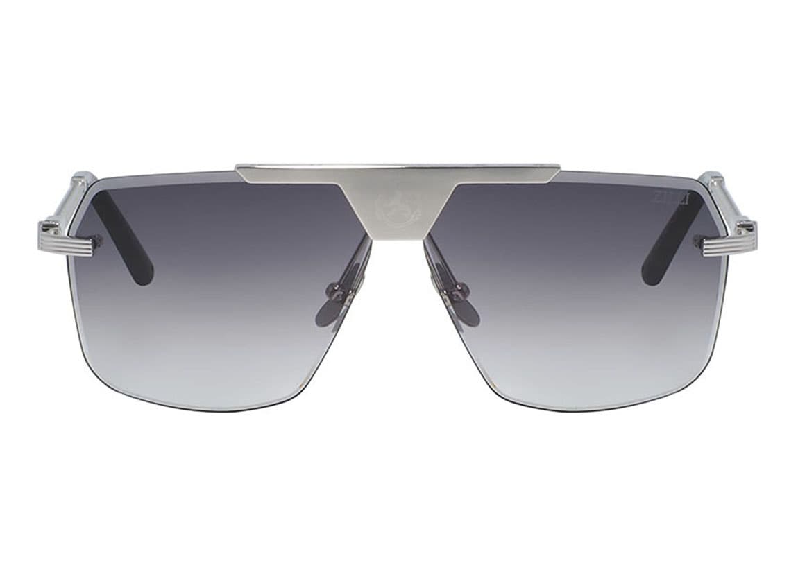 Zilli ZI65095 C04 Sunglasses Silver 65mm Men 2