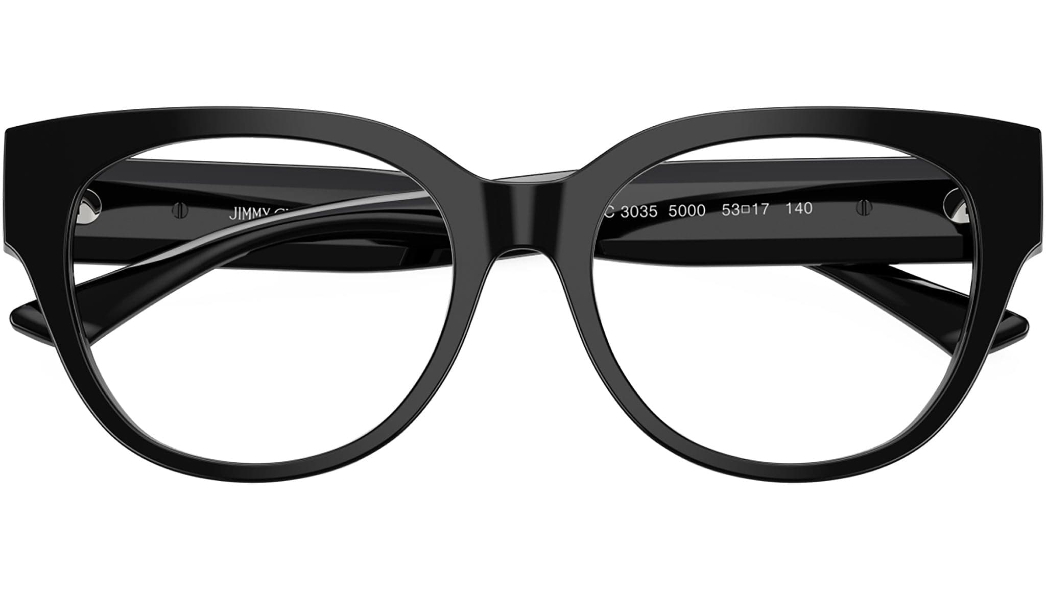 Jimmy Choo 0JC3035 5000 Eyeglasses Black 53mm Women 5