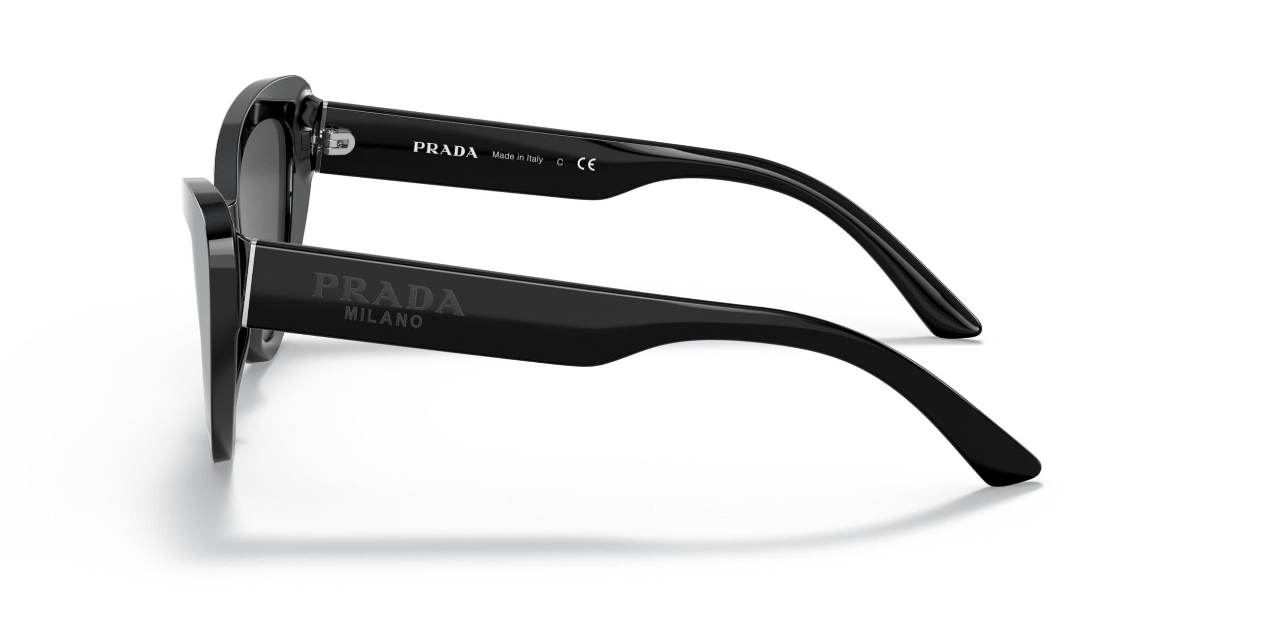 Prada 0PR13YS 1AB5S0 Sunglasses Black 52mm Women 2