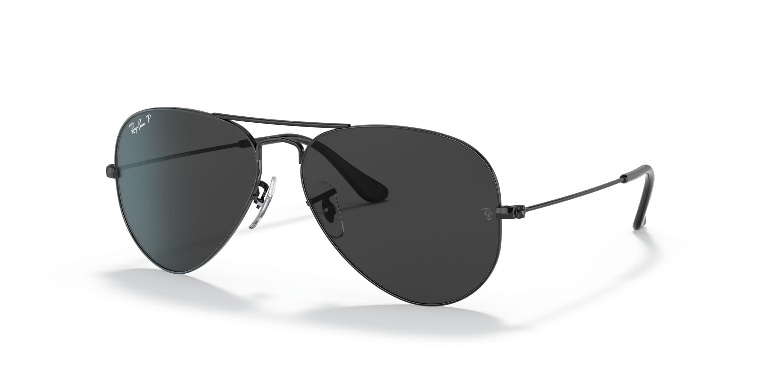 Ray-Ban RB3025 AVIATOR LARGE METAL 002/48 RB3025 Sunglasses Black 135mm Unisex