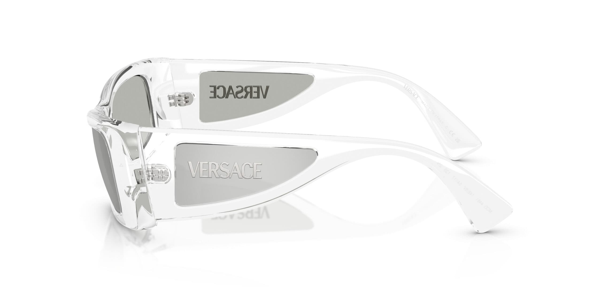 Versace VE4481 148/8V Sunglasses Crystal Clear 54mm 3