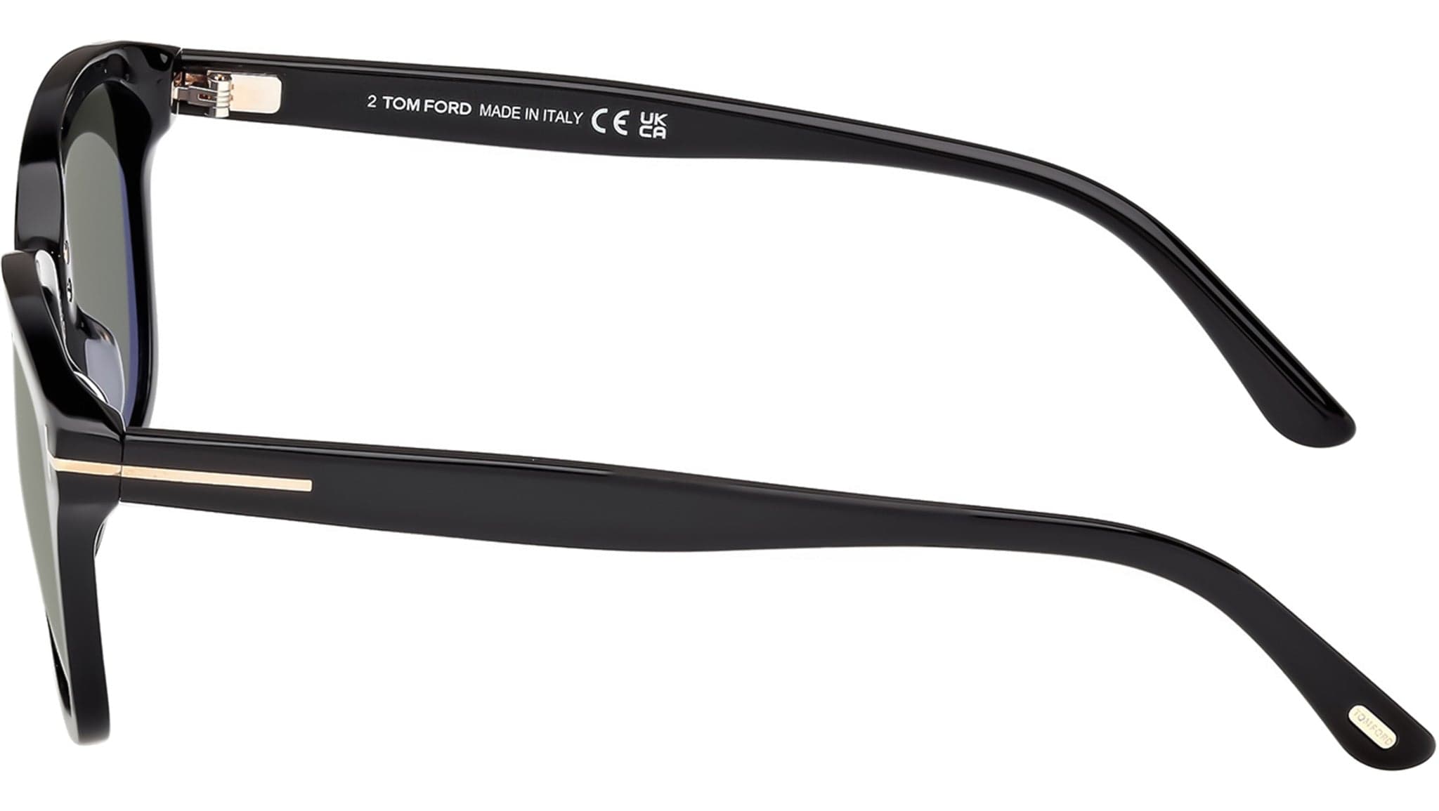 Tom Ford FT1213 01N Sunglasses Shiny Black 53mm Men 3