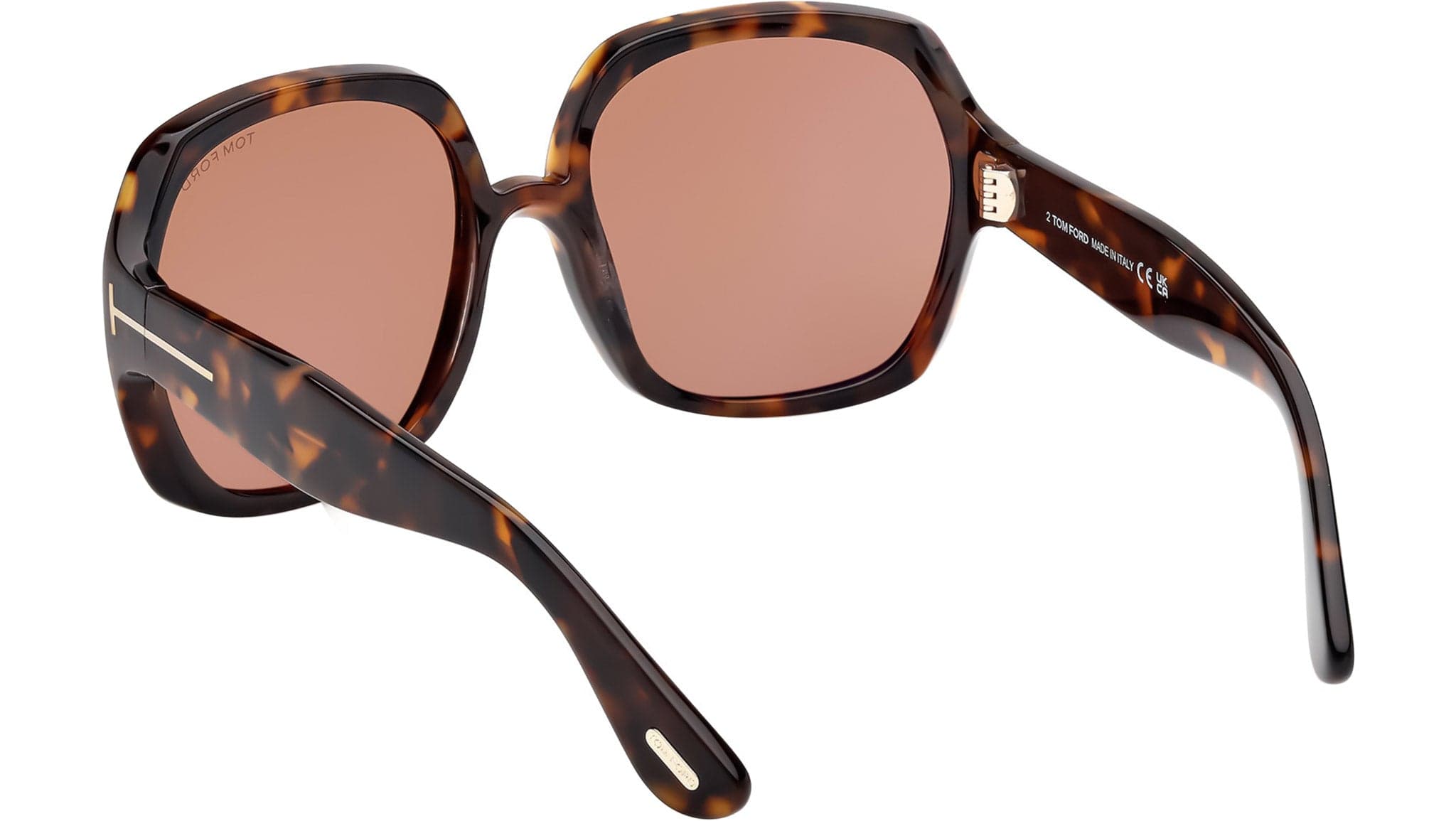 Tom Ford FT1221 52E Sunglasses Dark Havana 60mm 4