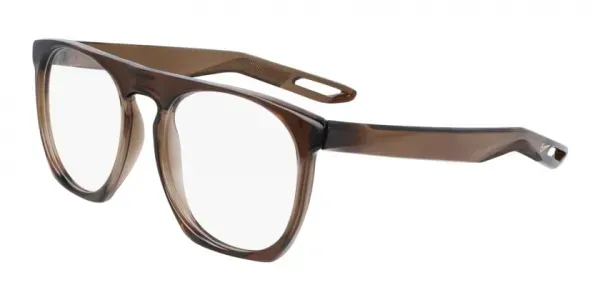 Nike 7305 090 Eyeglasses Transparent Brown 52mm Unisex