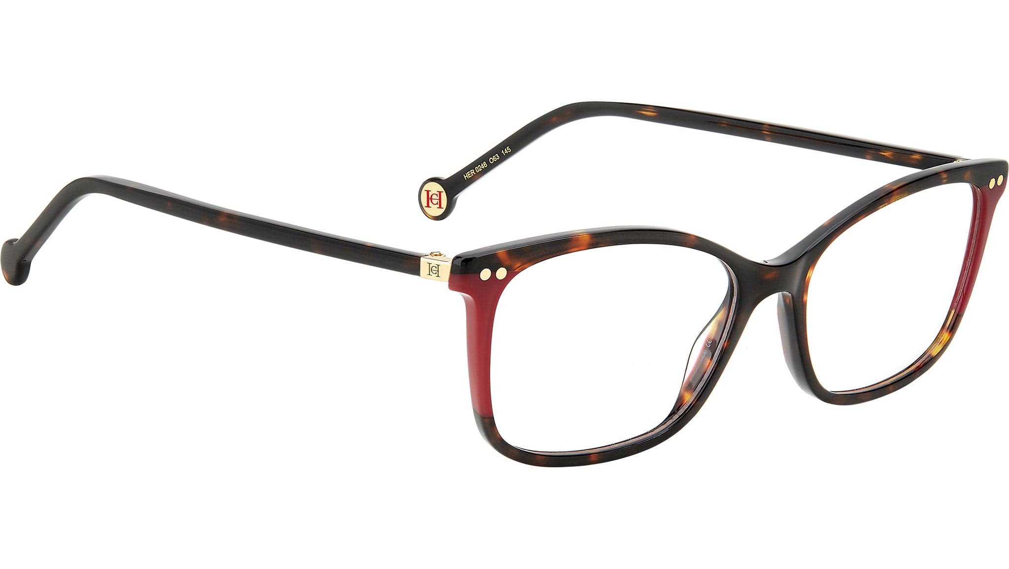 Carolina Herrera HER 0246 O63 Eyeglasses Havana 51mm Women 4