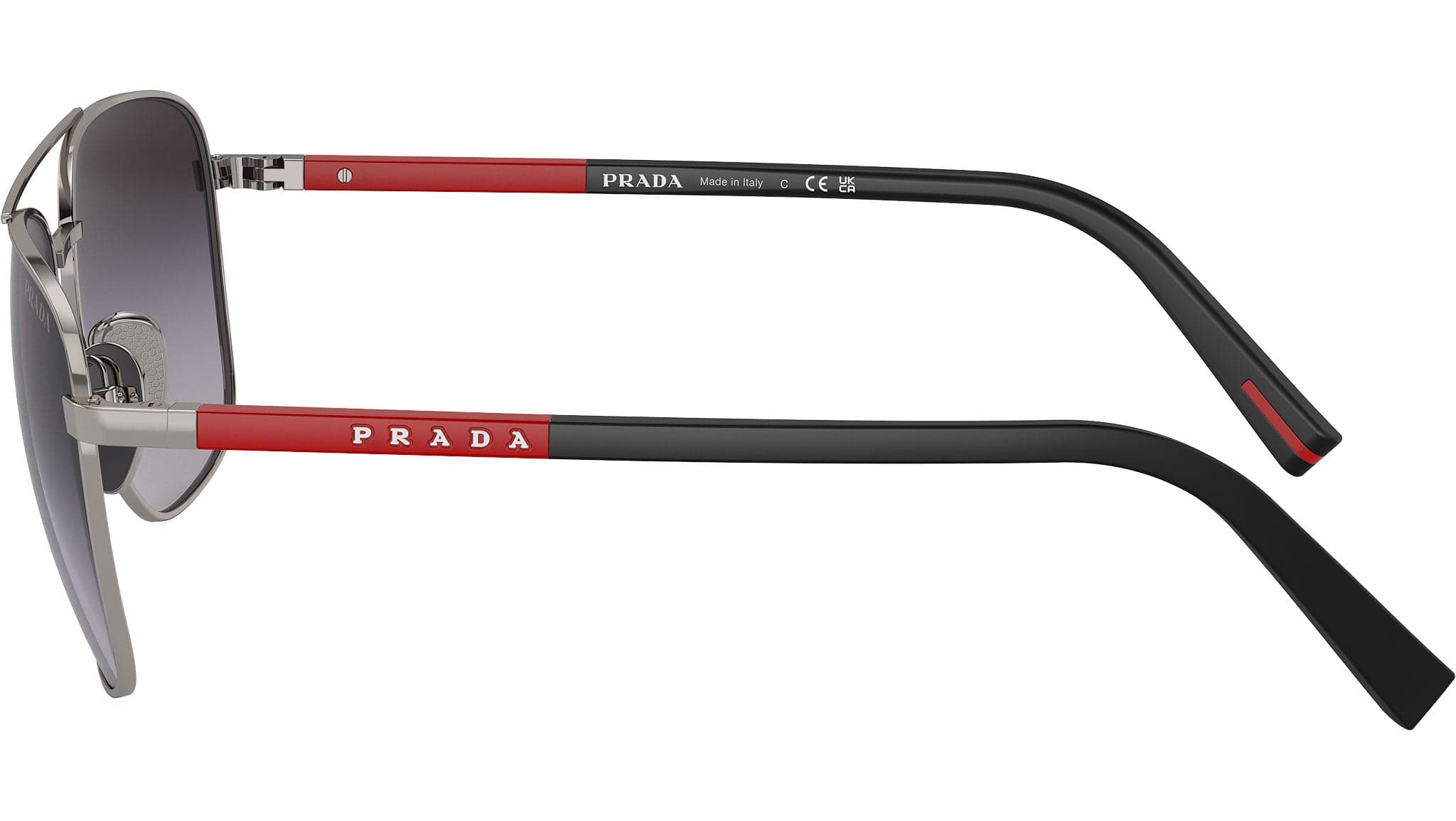 Prada Sport 0PS 54ZS 5AV09U Sunglasses Gunmetal 60mm Men 3