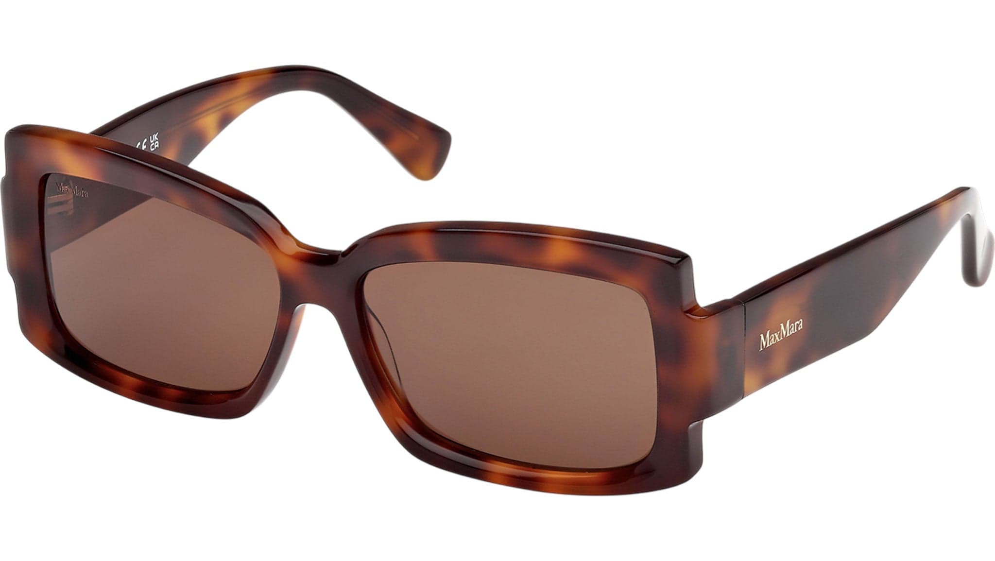Max Mara MM0140 52E Sunglasses Dark Havana 57mm Women