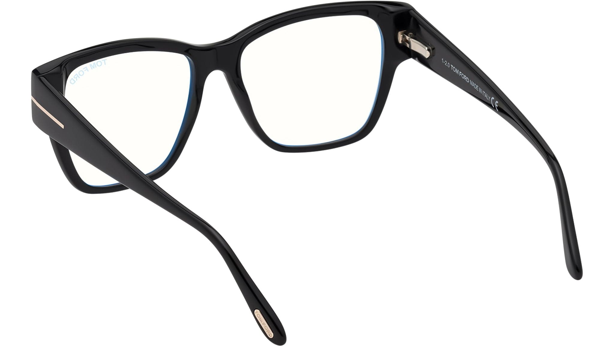 Tom Ford FT5745-B 001 Eyeglasses Shiny Black 54mm 4