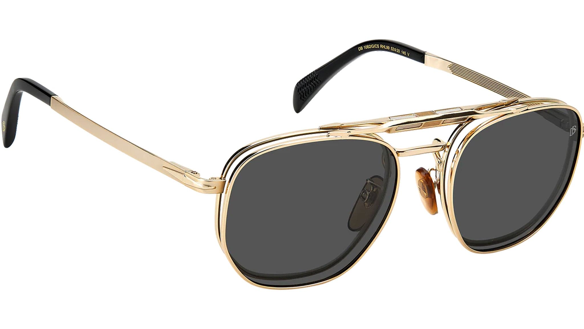 David Beckham DB 1082/G/CS 0RHL M9 Sunglasses Gold Black 3