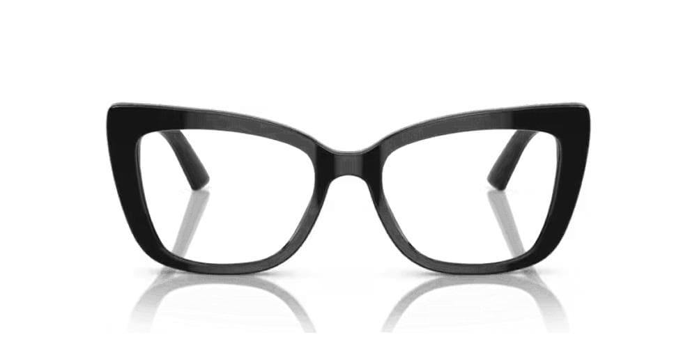 Dolce & Gabbana DG3308 501 DG3308 Eyeglasses Black 53mm Women 2