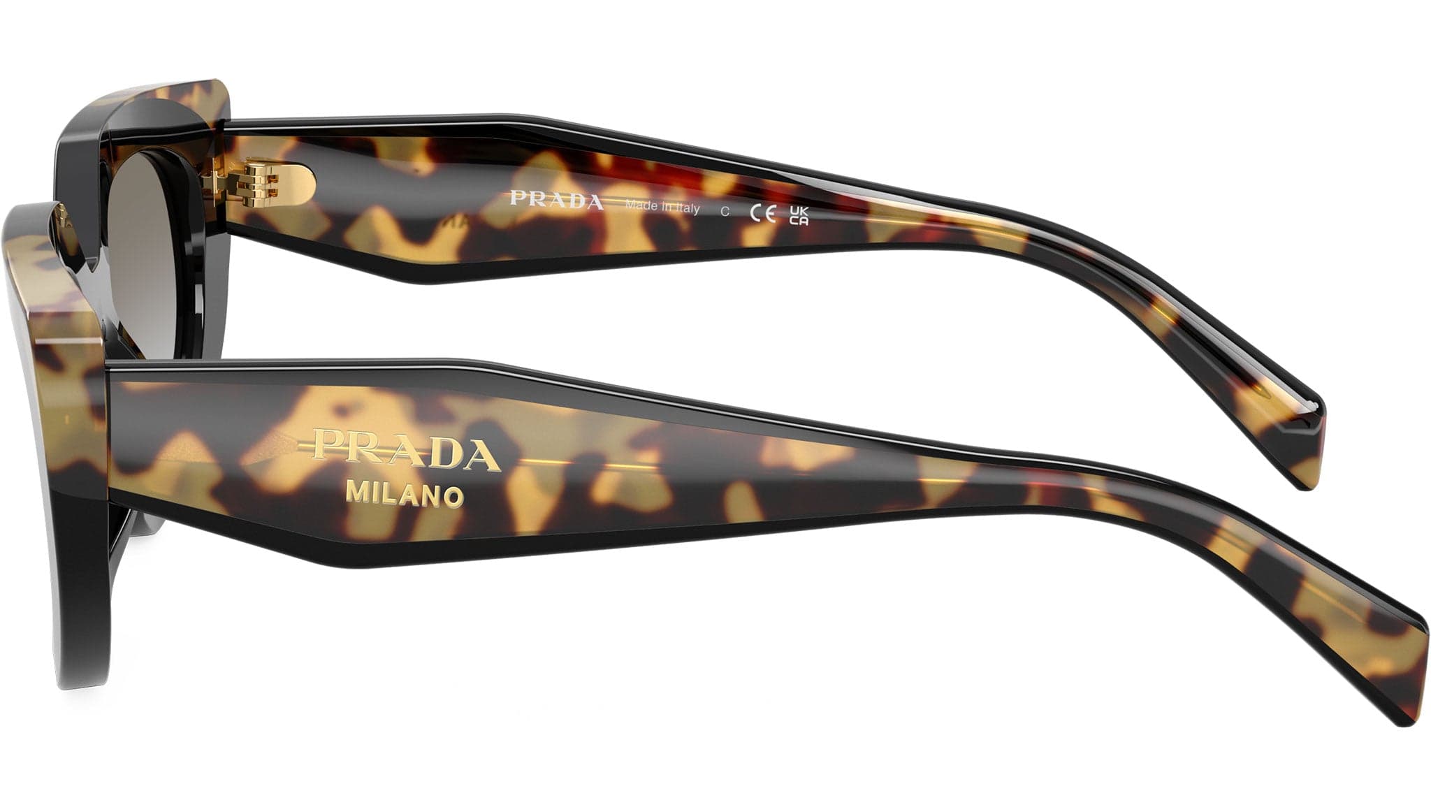 Prada PR D02S 0CD80L Sunglasses Black 53mm Women 3