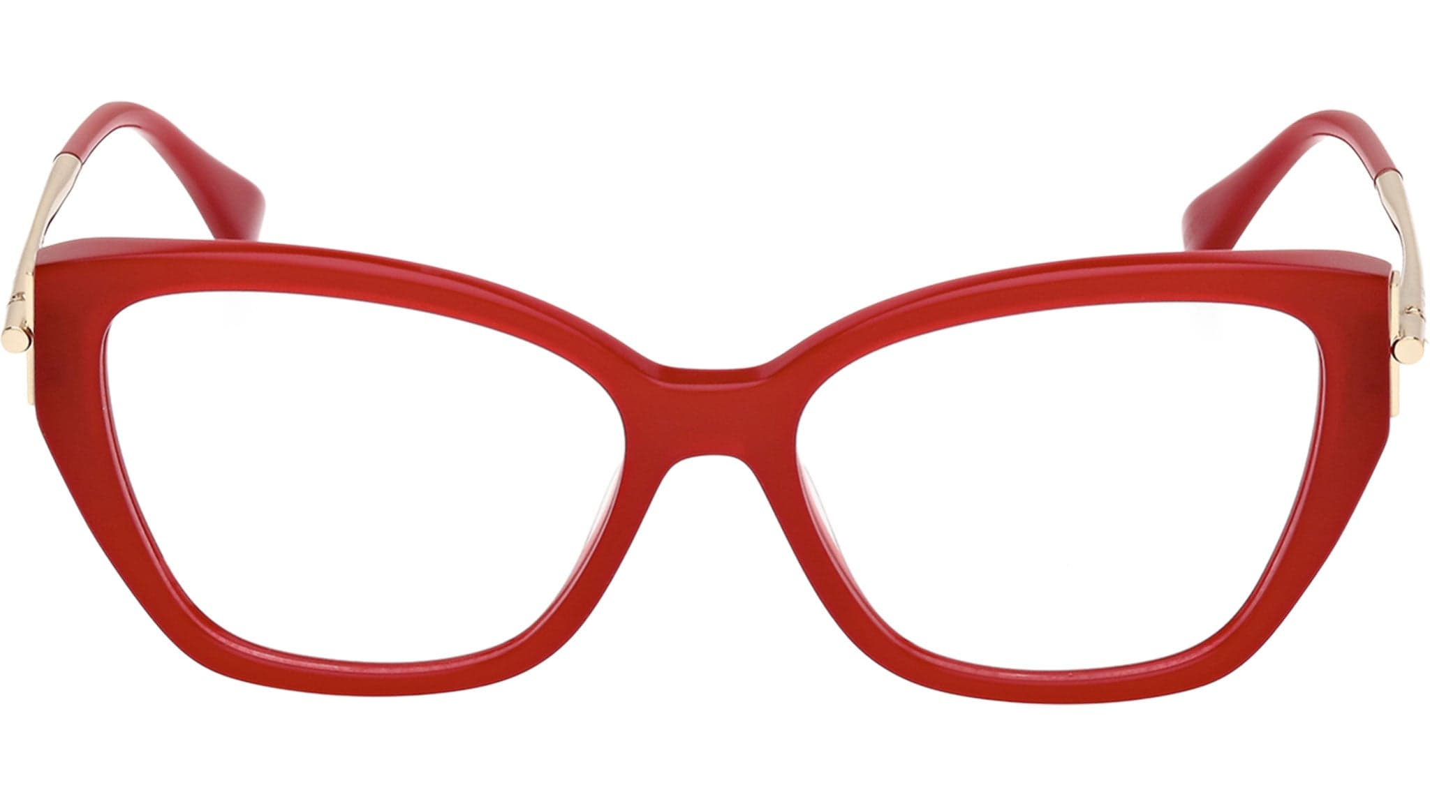Max Mara MM5117 066 Eyeglasses Shiny Red 55mm Women 2