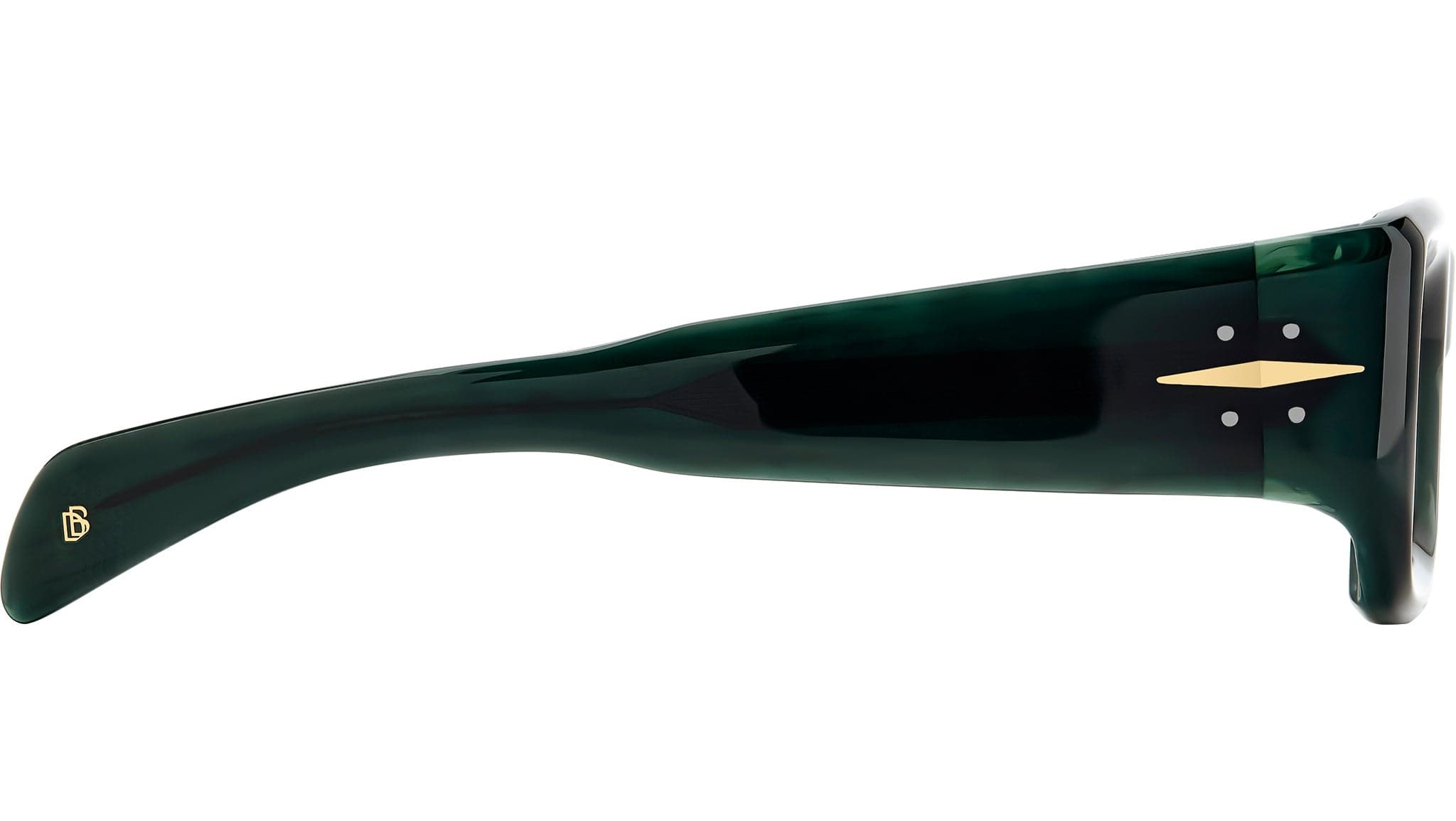 David Beckham DB 7131/S GC1 Sunglasses Green Marble Gold 52mm Men 5