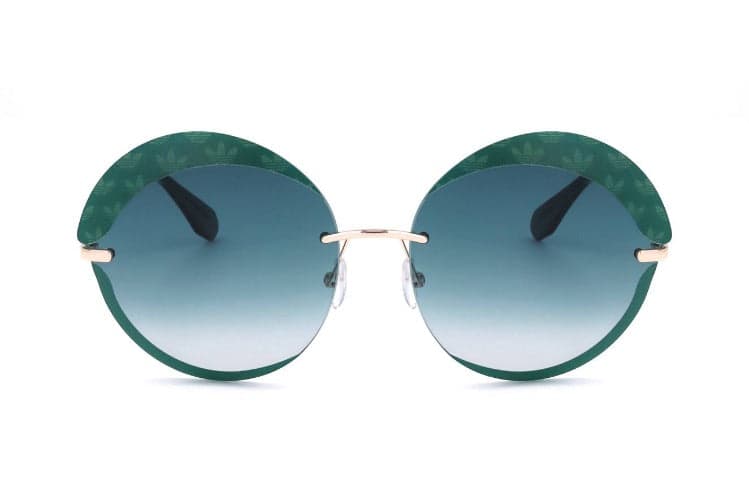 Adidas OR0019 98P Sunglasses Dark Green 67mm Women 2