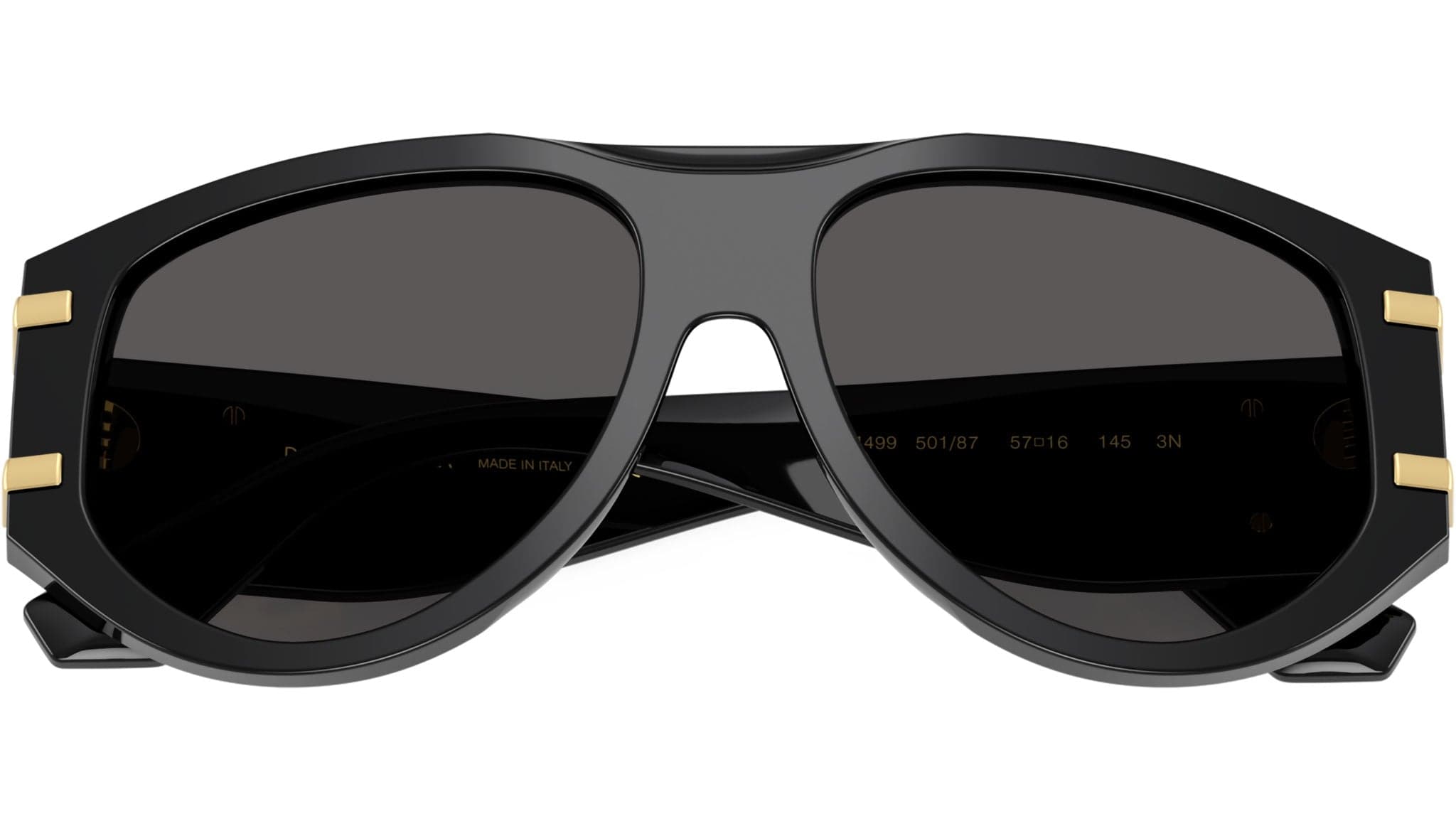 Dolce & Gabbana 0DG4499 501/87 Sunglasses Shiny Black 57mm Men 5