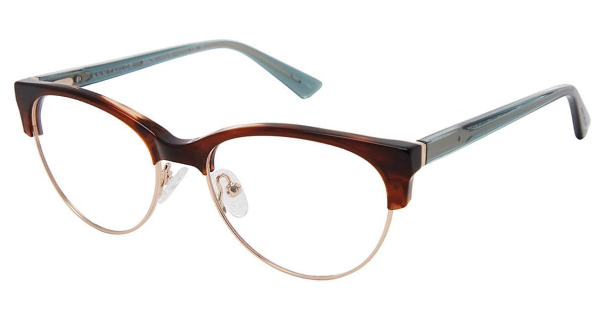 Ann Taylor AT353 C02 Eyeglasses Tortoise Gold 52mm Women