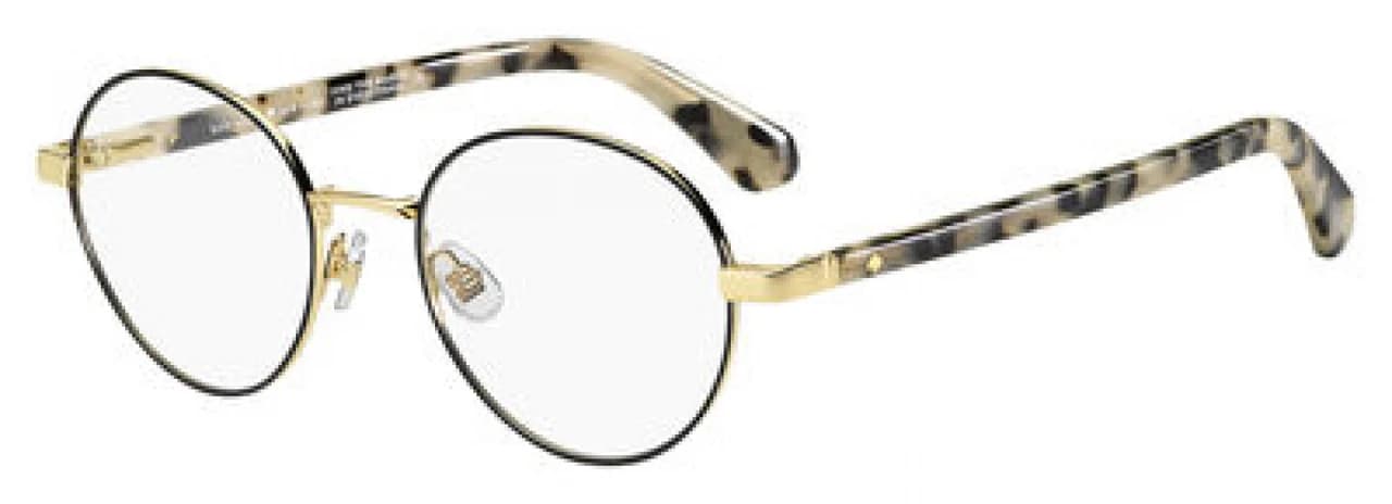 Kate Spade Marciann 0RHL Eyeglasses Gold Black 49mm Women