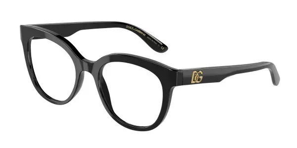 Dolce & Gabbana DG3353 501 Eyeglasses Black 49mm Women