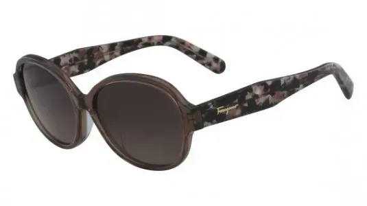Salvatore Ferragamo SF885SA 210 Sunglasses Brown 57mm Women