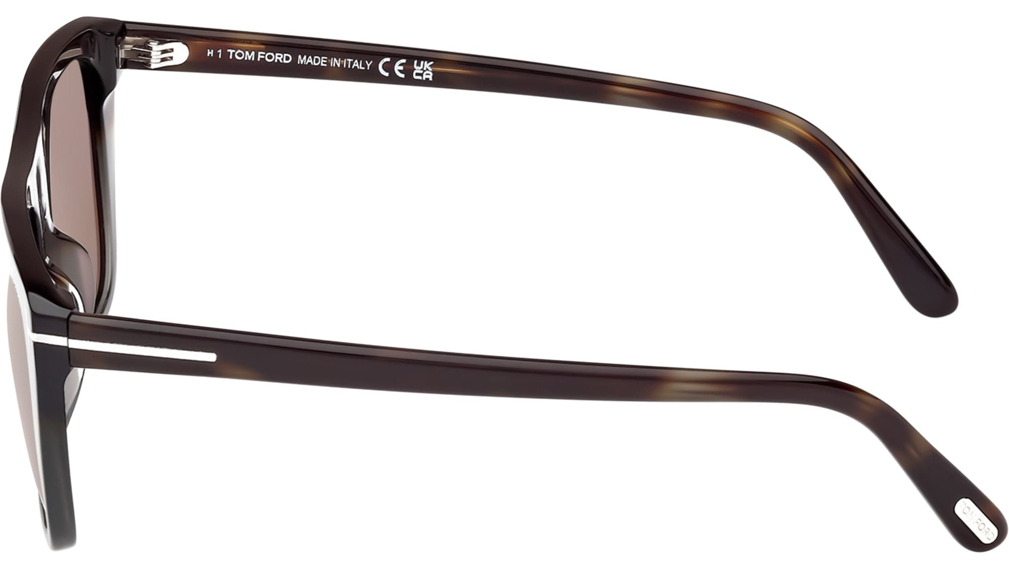Tom Ford FT1175 55A Sunglasses Coloured Havana 56mm Men 3