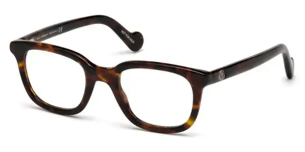 Moncler ML5003 052 Eyeglasses Dark Havana 50mm Men