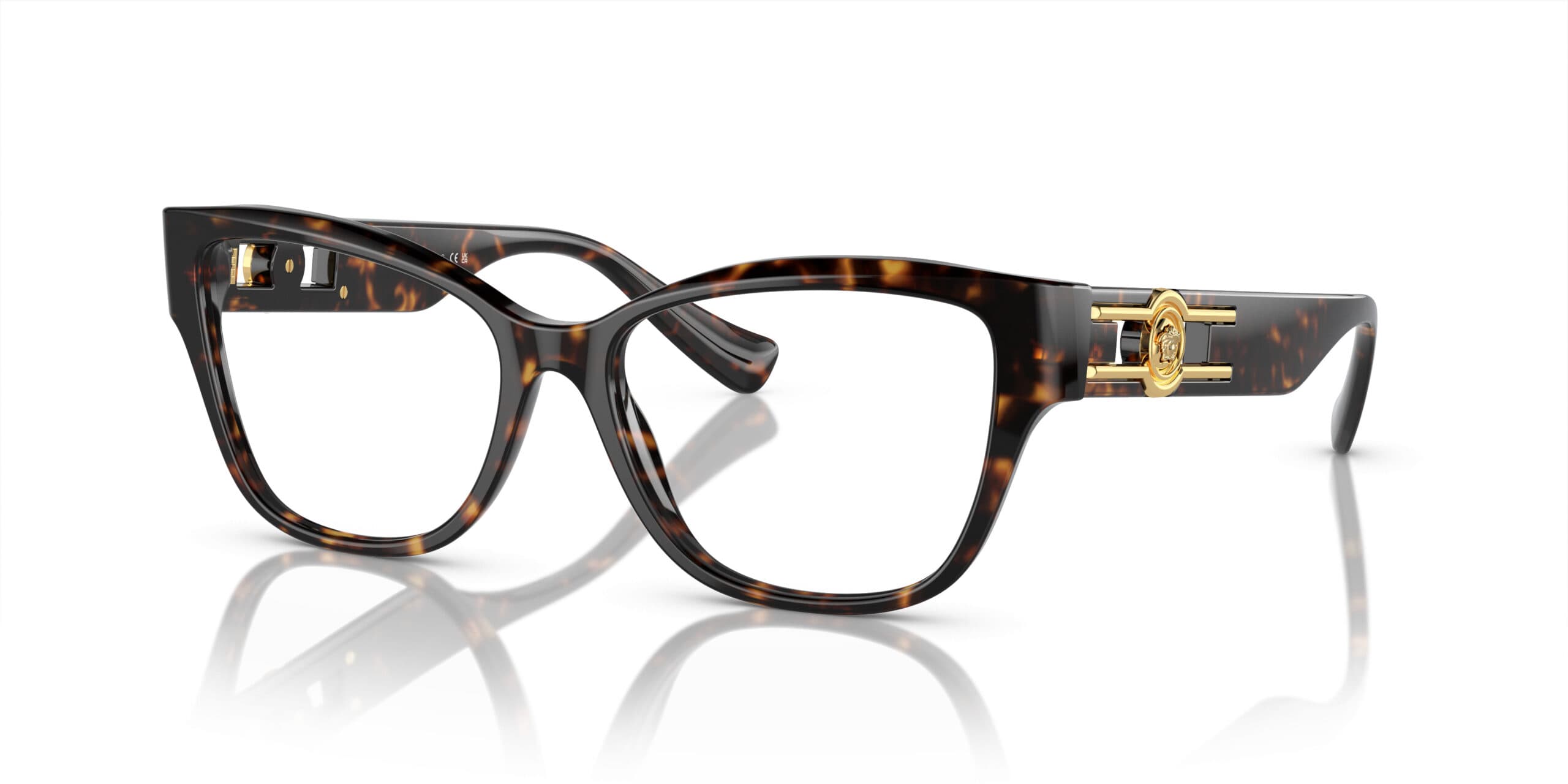 Versace VE3347 108 Eyeglasses Tortoise 54mm
