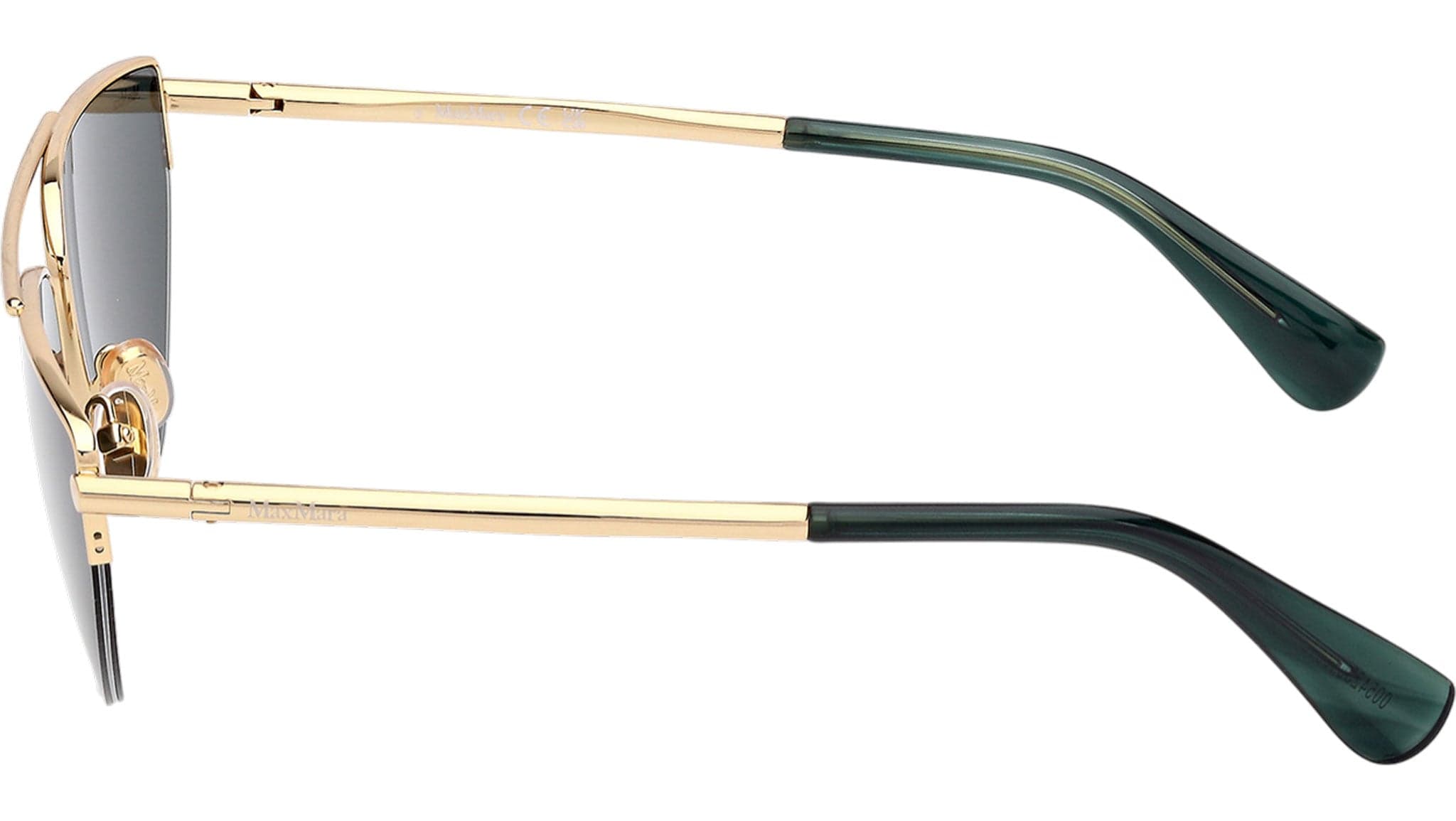 Max Mara MM0122 30N Sunglasses Shiny Deep Gold 58mm 3