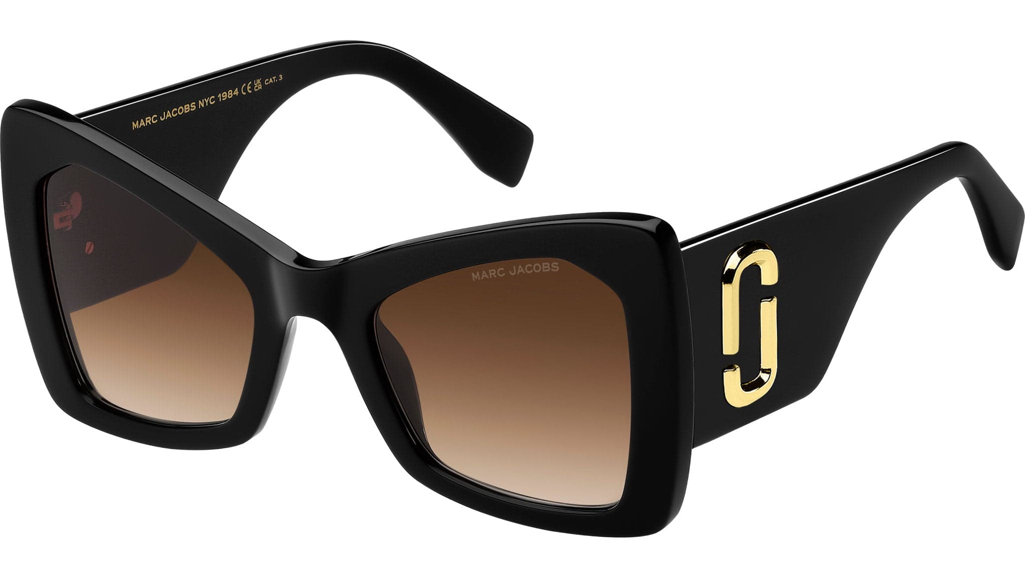 Marc Jacobs MARC 761/S 0807 HA Sunglasses Black 52mm Women