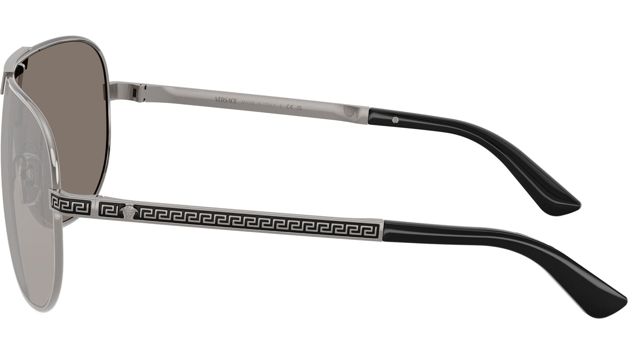 Versace 0VE2293 10016G Sunglasses Polished Gunmetal 14mm Men 3
