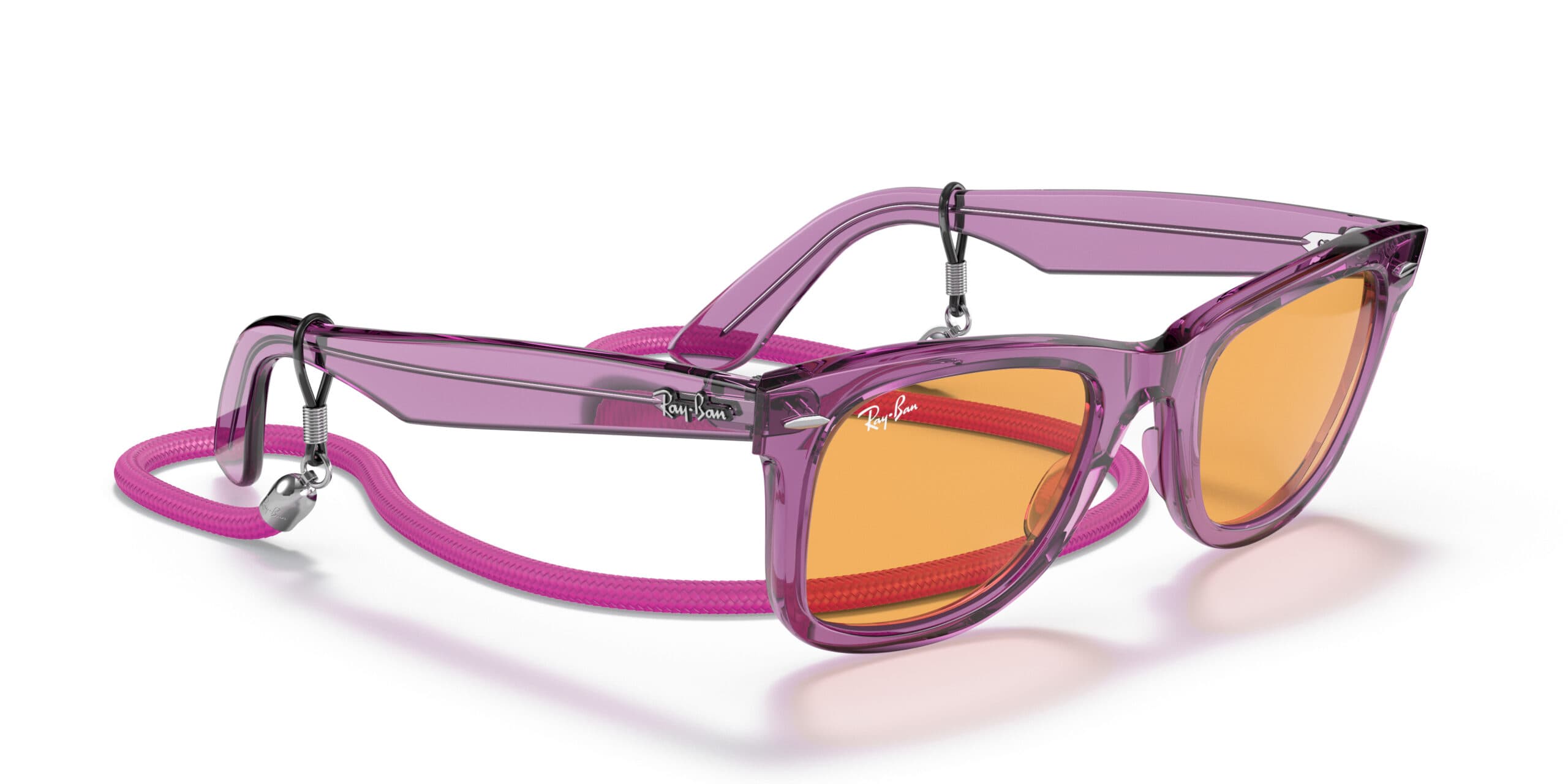 Ray-Ban WAYFARER RB2140 6613/13 RB2140 Sunglasses Purple 150mm Women 4