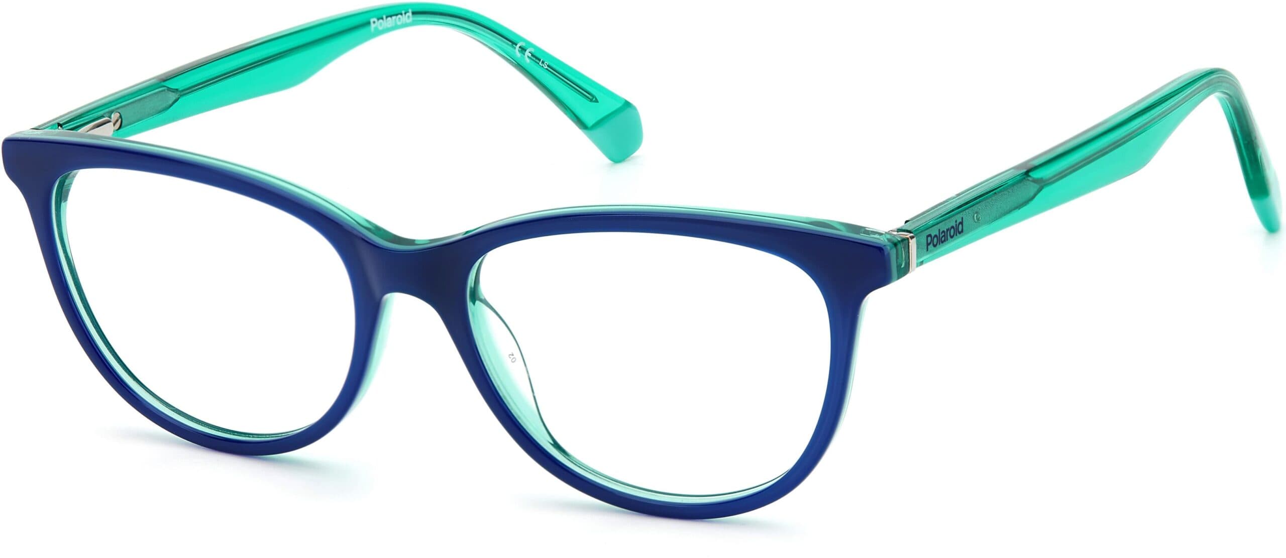 Polaroid PLD D395 0Z90 00 Eyeglasses Blue Aqua 51mm