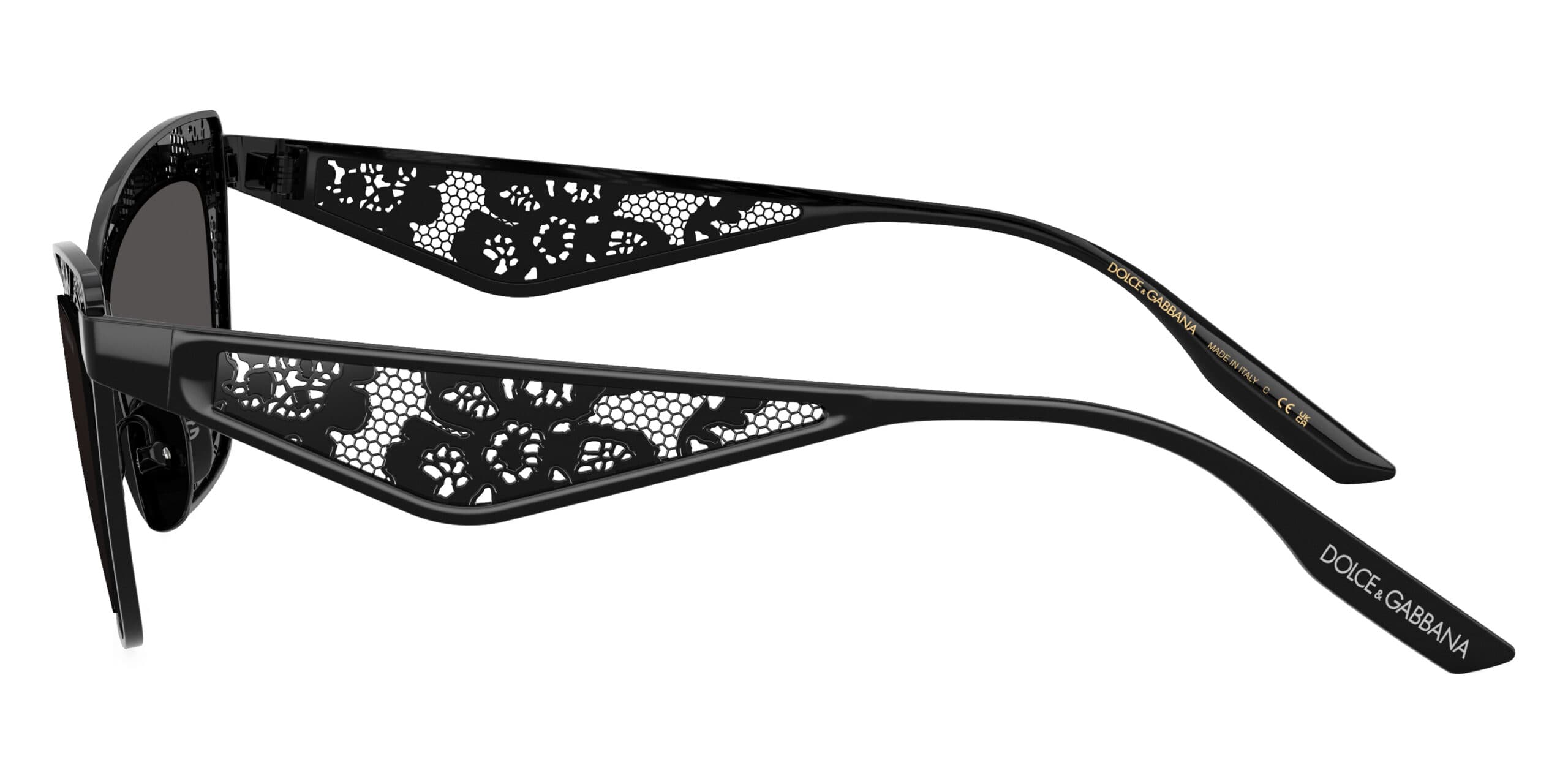 Dolce & Gabbana DG2311 0187 Sunglasses Black 51mm Women 3