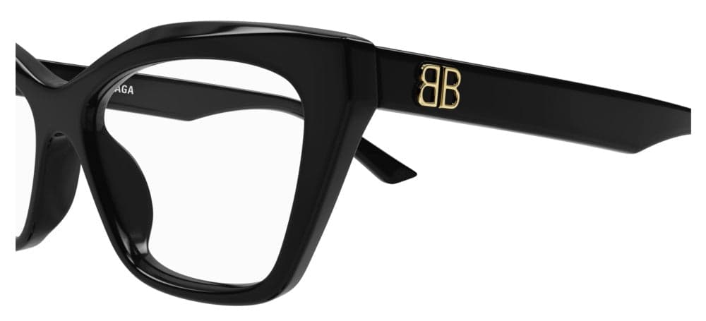 Balenciaga BB0342O 005 Eyeglasses Black 55mm Women 2