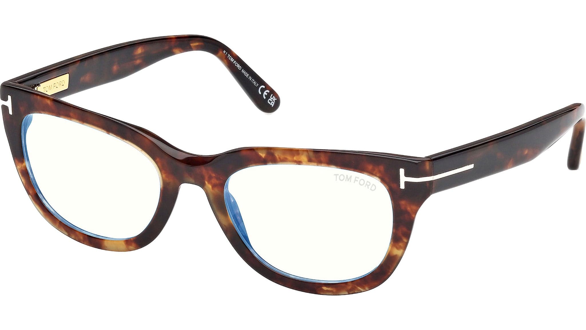 Tom Ford FT6066-B 055 Eyeglasses Coloured Havana 53mm Women