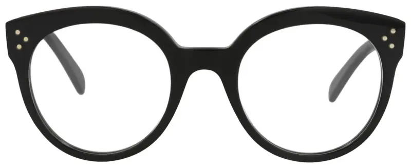 Celine CL50093I 001 Eyeglasses Black 52mm Women 2