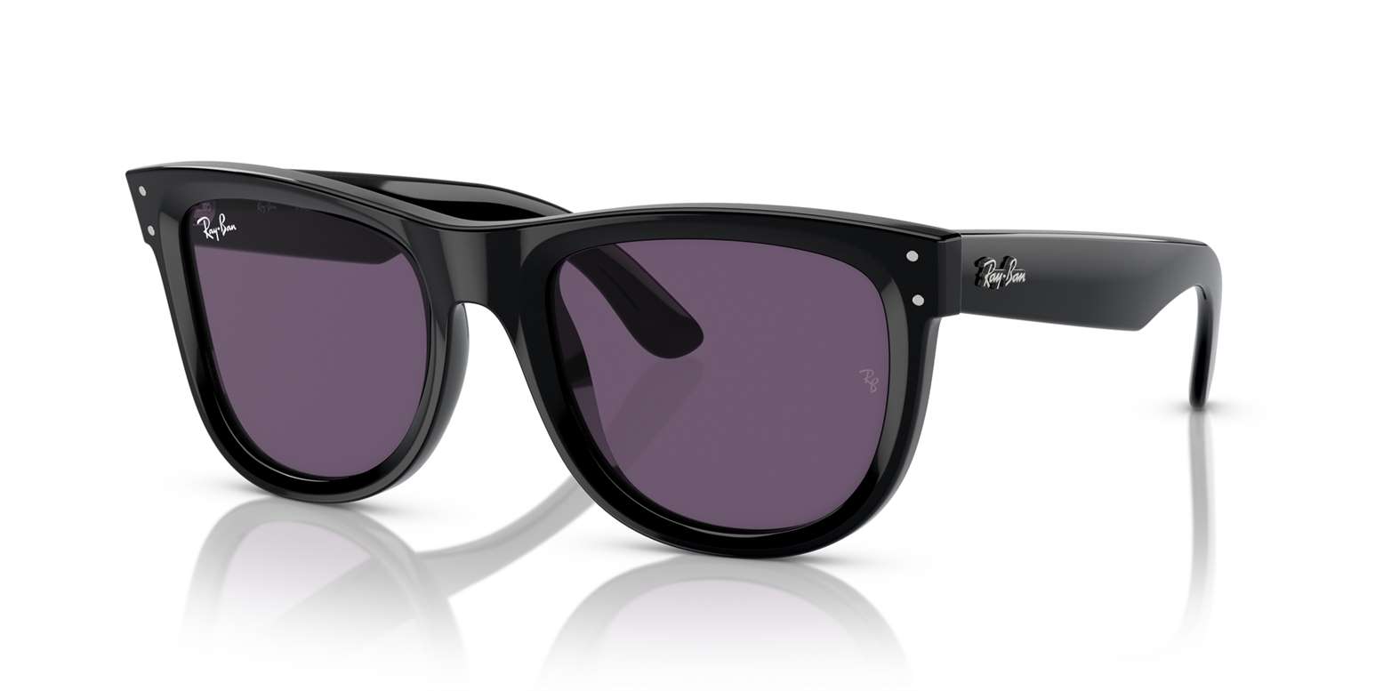 Ray-Ban RB R0502S WAYFARER REVERSE 6677/1A Sunglasses Black 145mm Women