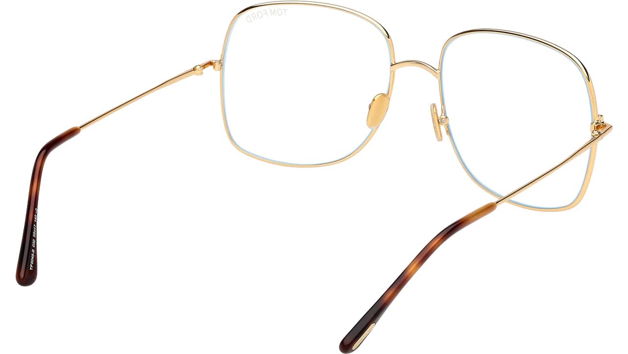 Tom Ford FT6048B 030 Eyeglasses Shiny Deep Gold 59mm Women 5