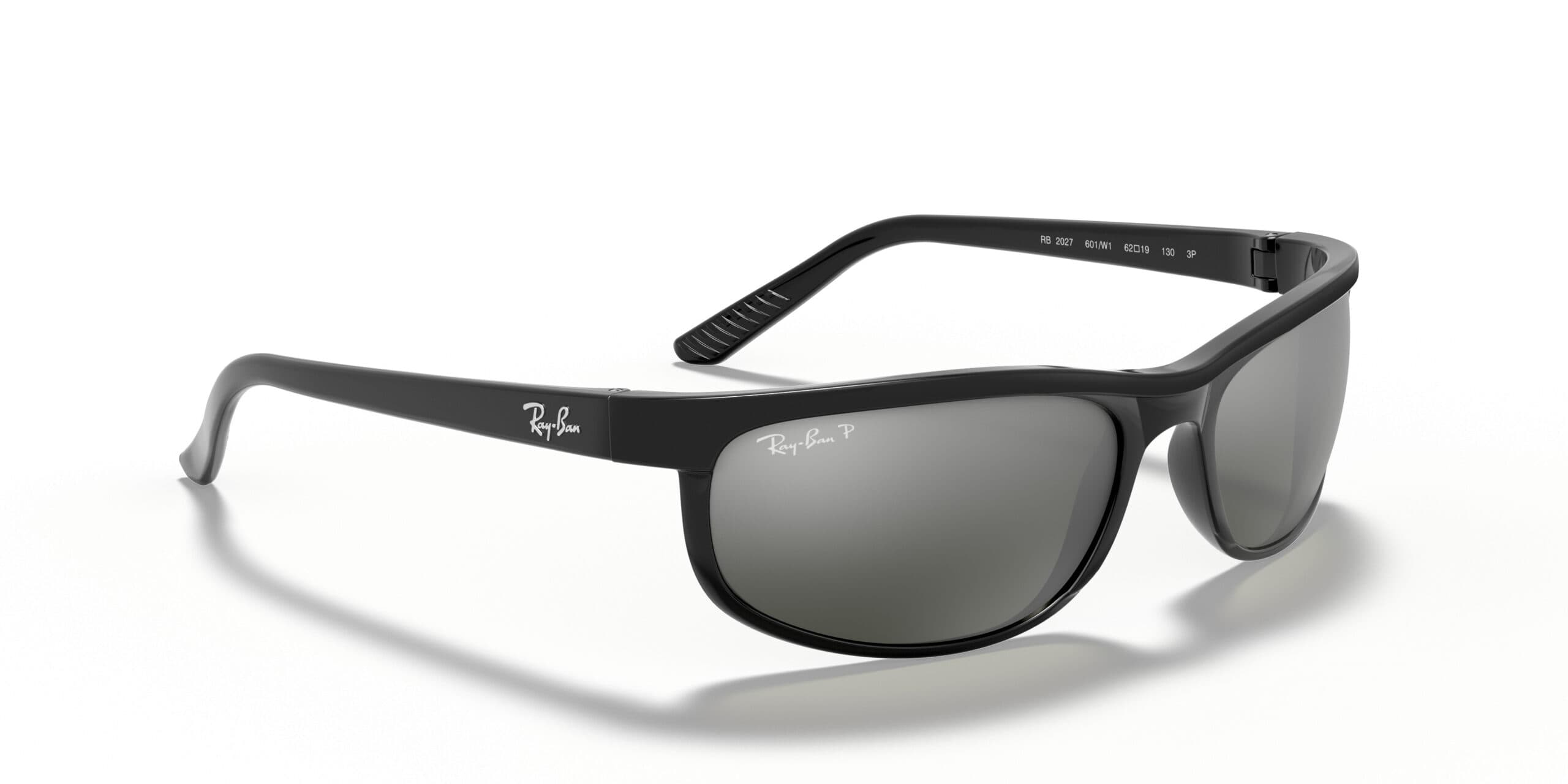 Ray-Ban RB2027 601/W1 PREDATOR 2 RB2027 Predator 2 Polarized Sunglasses Black 130mm Men 4
