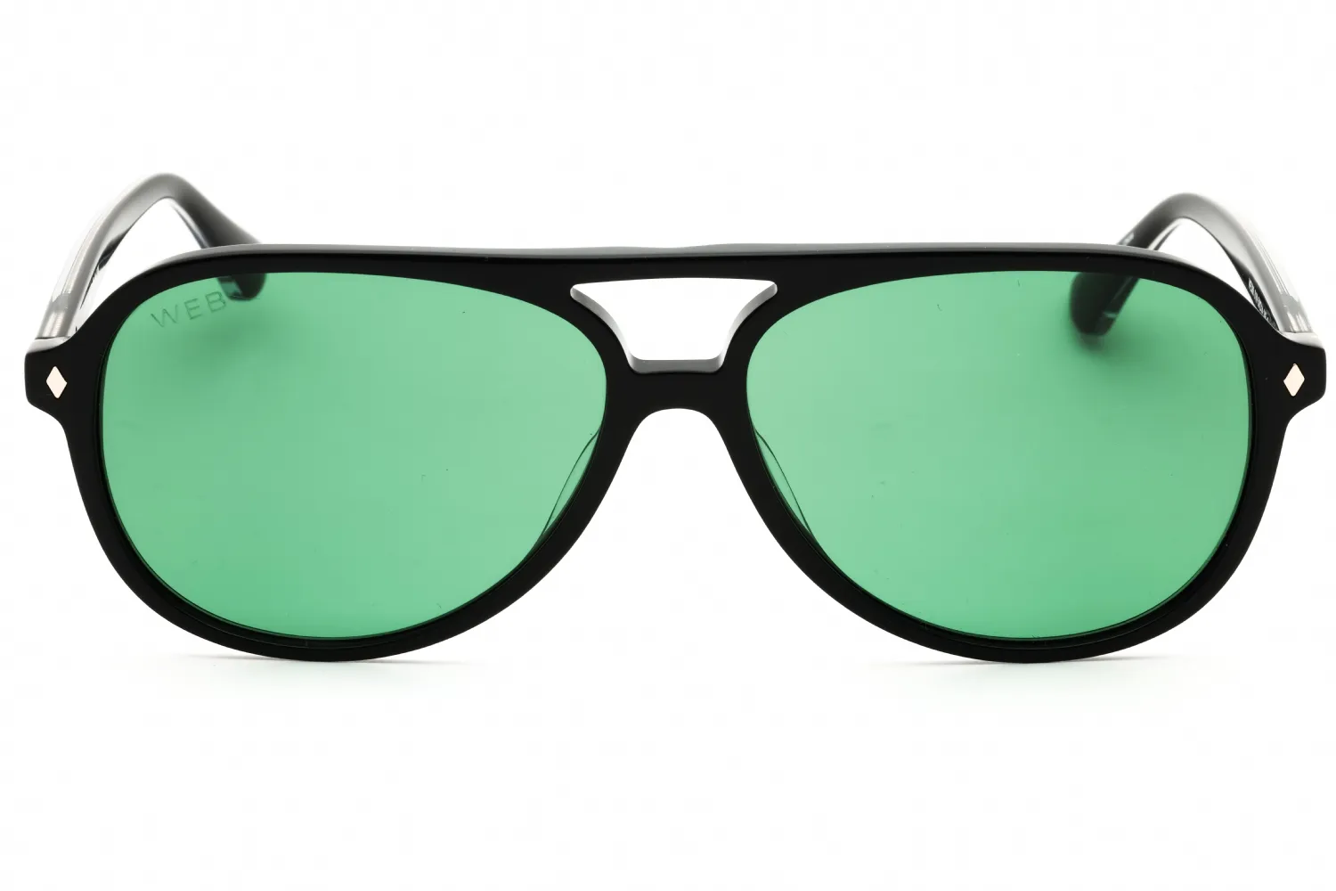 Web WE0368 01N Sunglasses Shiny Black 59mm Men 2