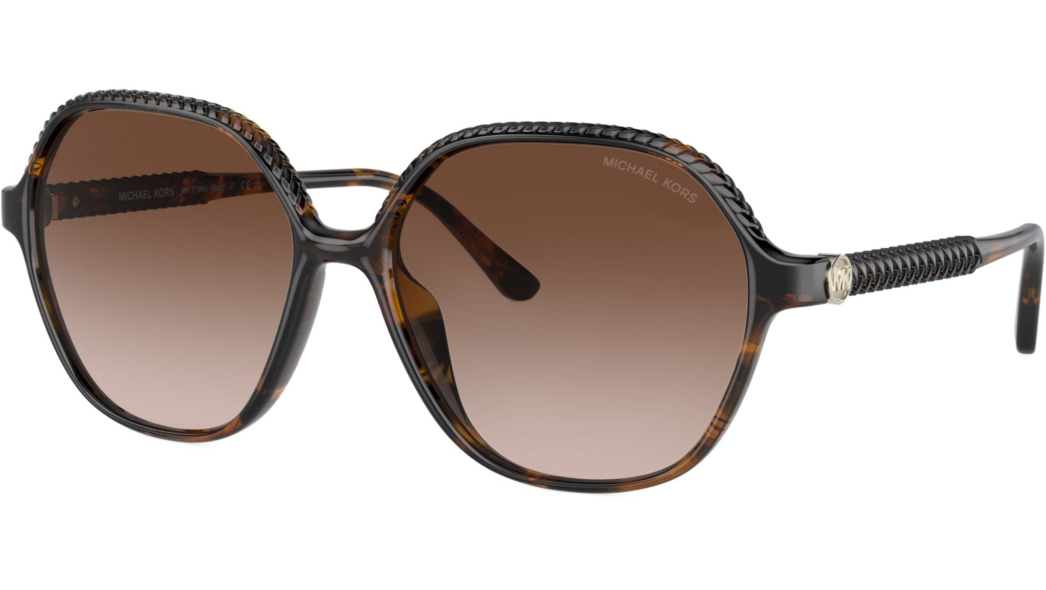 Michael Kors MK2186U Bali 300613 Sunglasses Brown 140mm Women