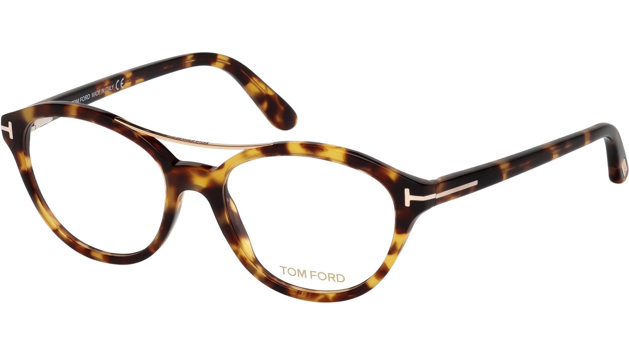 Tom Ford TF5412 056 Eyeglasses Tortoise 52mm Women