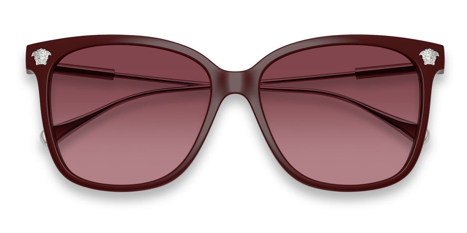 Versace 0VE4507U 54648H Sunglasses Burgundy 54mm Women 4