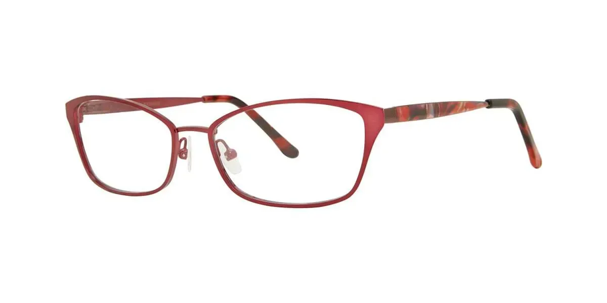 Dana Buchman Carrington Eyeglasses Red 53mm Women