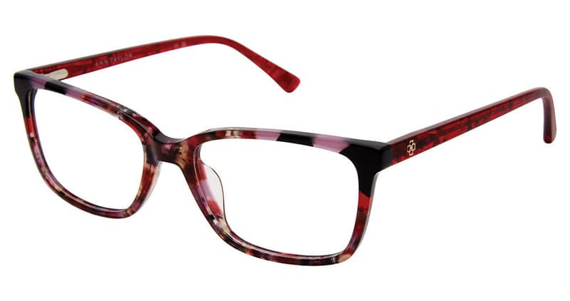 Ann Taylor AT346 C03 Eyeglasses Burgundy Tortoise 53mm Women