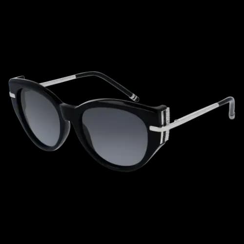Boucheron BC0020S Sunglasses Black Silver 52mm Women