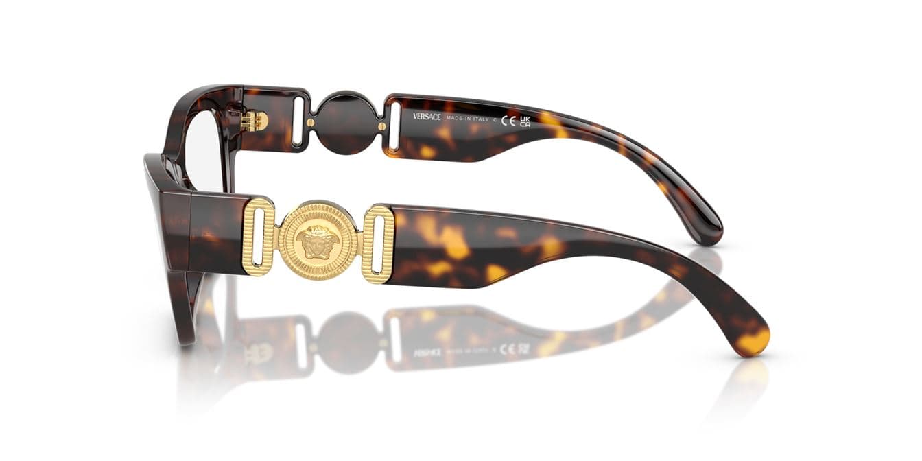 Versace 0VE3367U 108 Eyeglasses Havana 52mm Women 3
