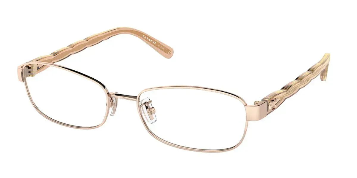 Coach HC5138 9331 Eyeglasses Shiny Rose Gold 55mm Women